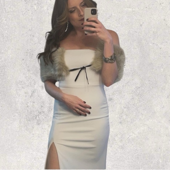 BHLDN ADALYNN STRAPLESS STRETCH CREPE MAXI GOWN - Picture 1 of 7